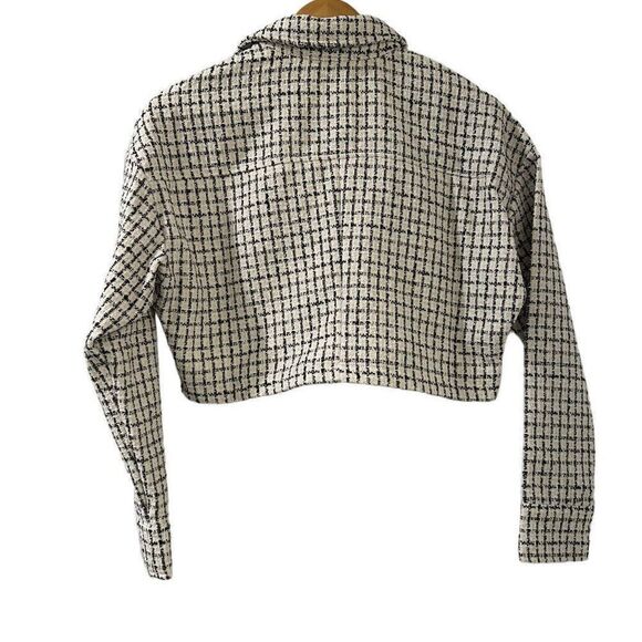 Windsor Chic Sophistication Tweed Cropped Jacket NWT Small (Sold Out Online) $52 - Picture 14 of 14
